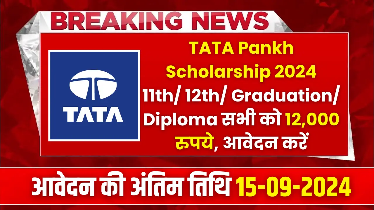 Tata Pankh Scholarship 2024 11th 12th Graduation Diploma Courses